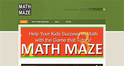 Desktop Screenshot of mathmaze.us